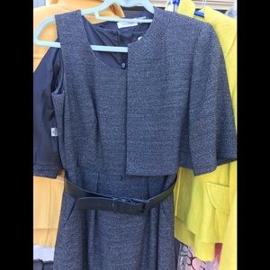 Calvin Klein tweed dress with bolero jacket